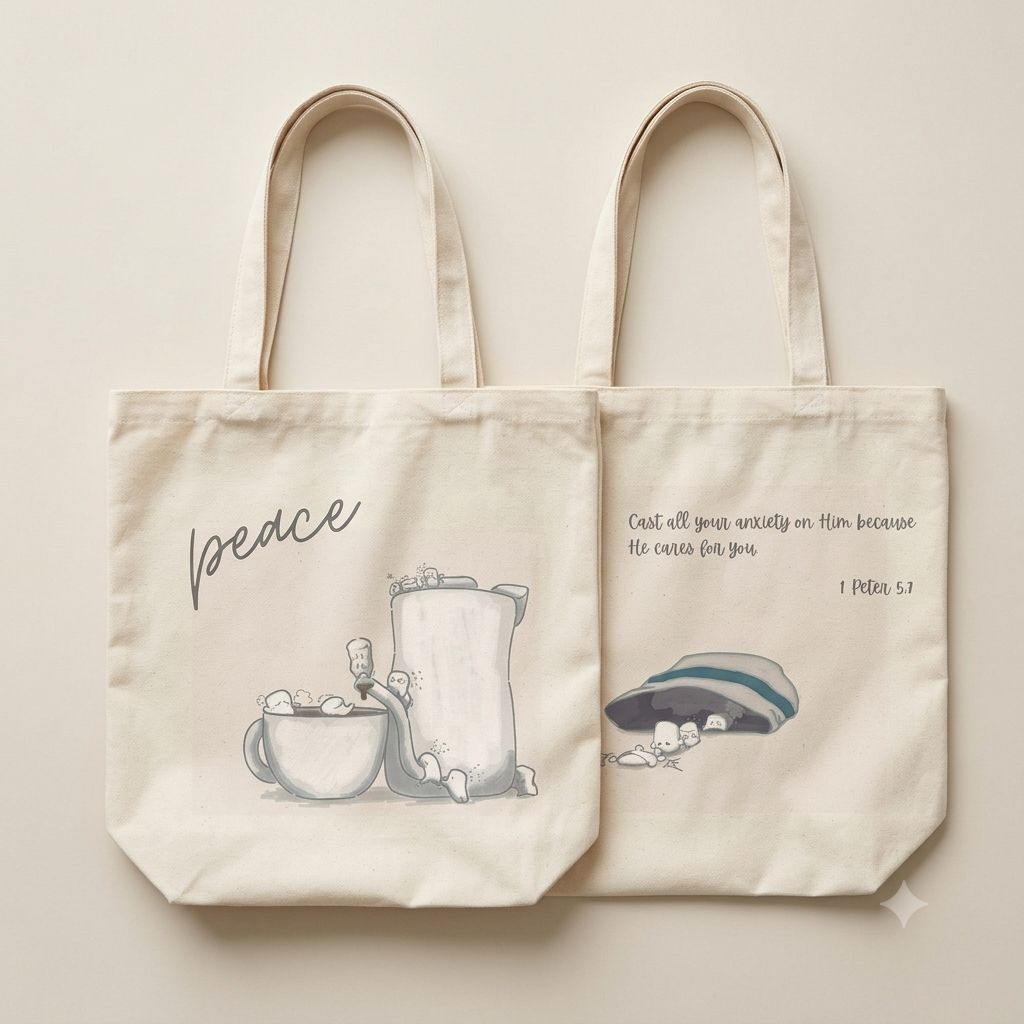 Peace tote bag